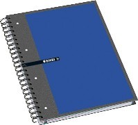 Cuaderno ENRI T.Extradura A4+ 5x5 160h microperforado