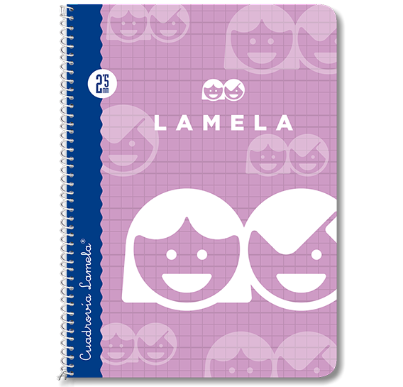 Cuaderno LAMELA T.Blanda 4 Cuadrovia 4mm 40h 07004